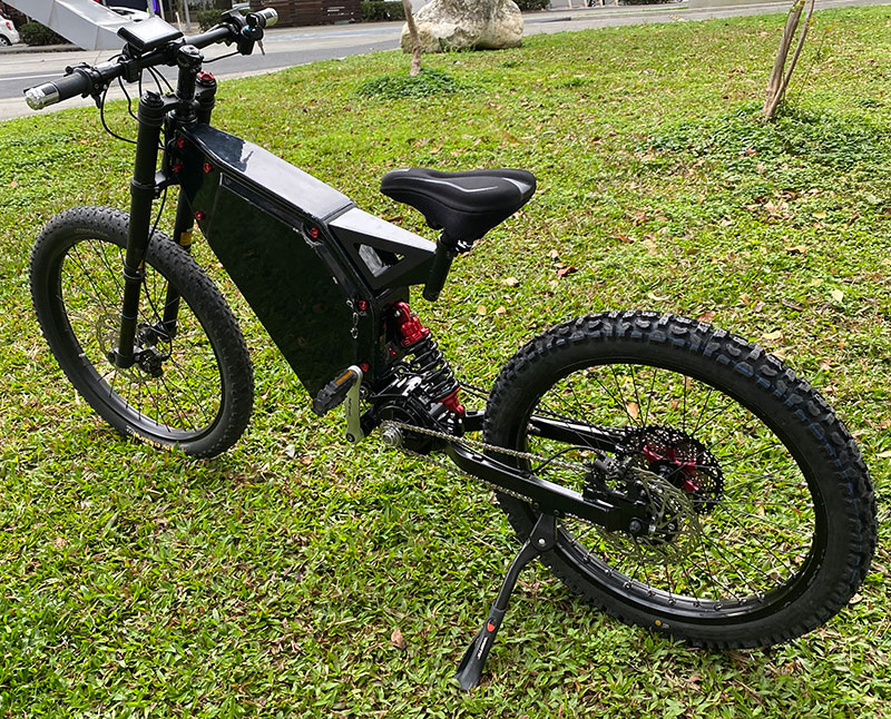 Fastest 6kw enduro ebike maintenance free complete bike